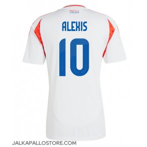 Chile Alexis Sanchez #10 Vieraspaita Copa America 2024 Lyhythihainen